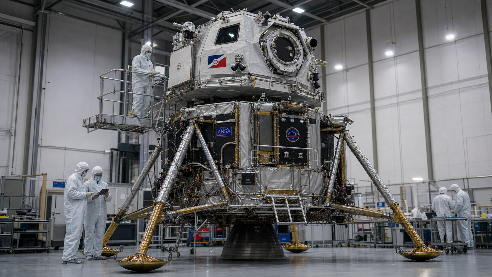 Official image accompanying Dawn completes first 30-day health assessment in lunar orbit.